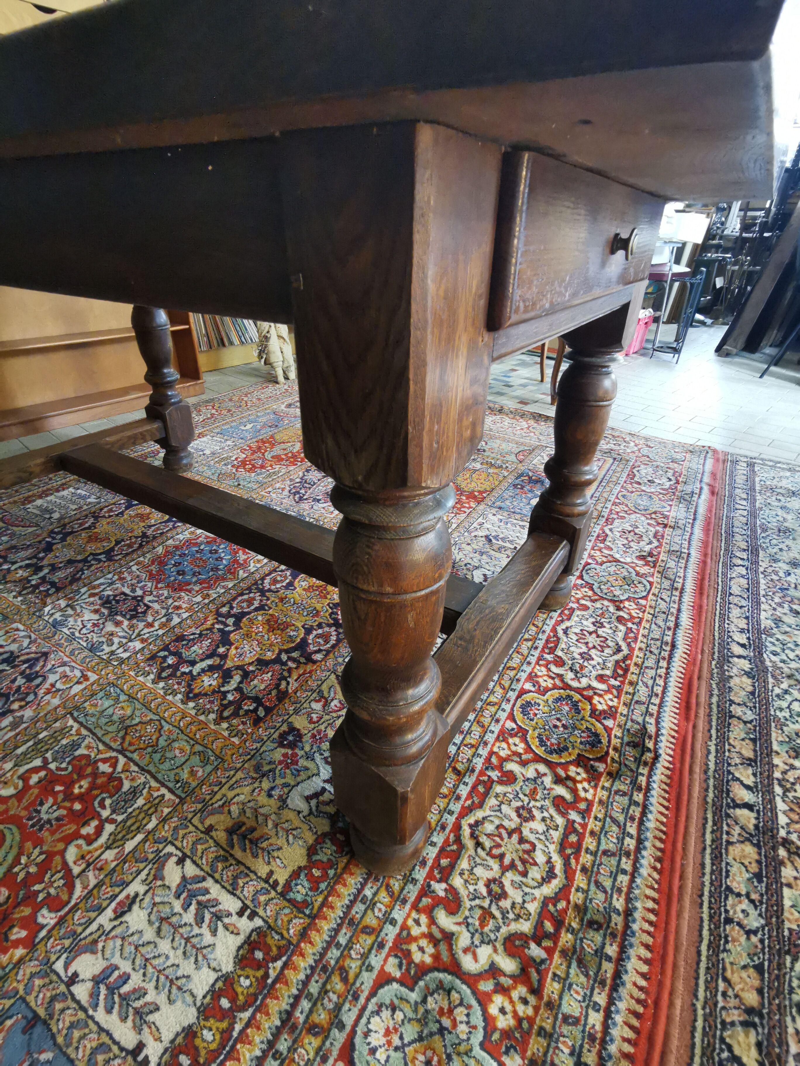 Walnut farmhouse table