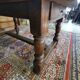 Walnut farmhouse table