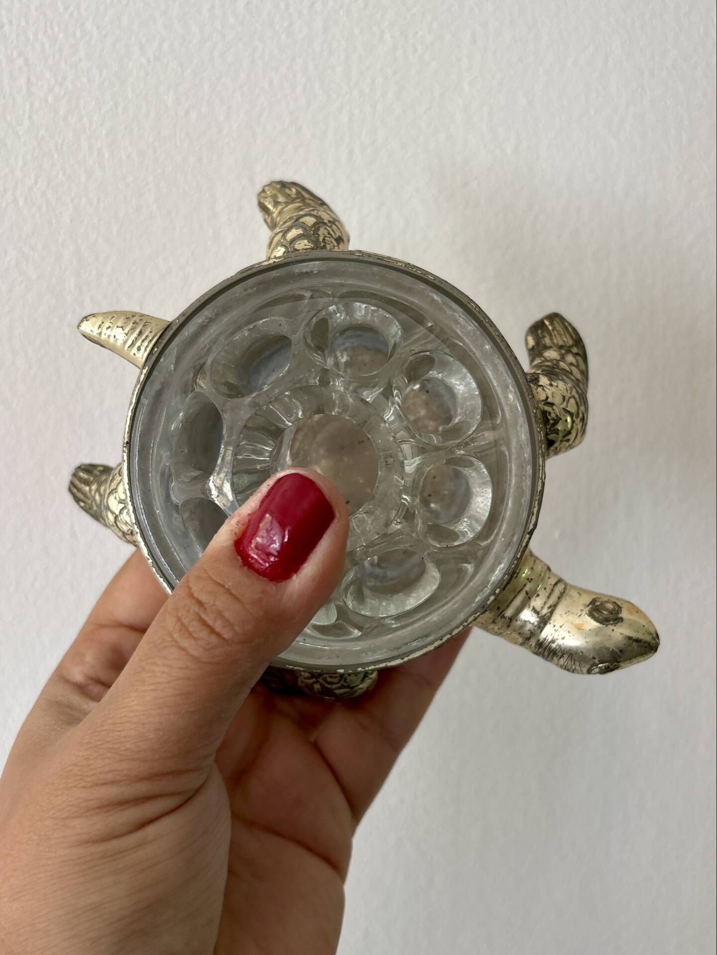 Pique fleur vintage tortue