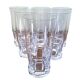 6 verres en cristal