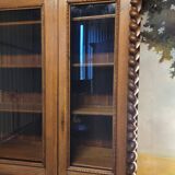Large solid oak library
