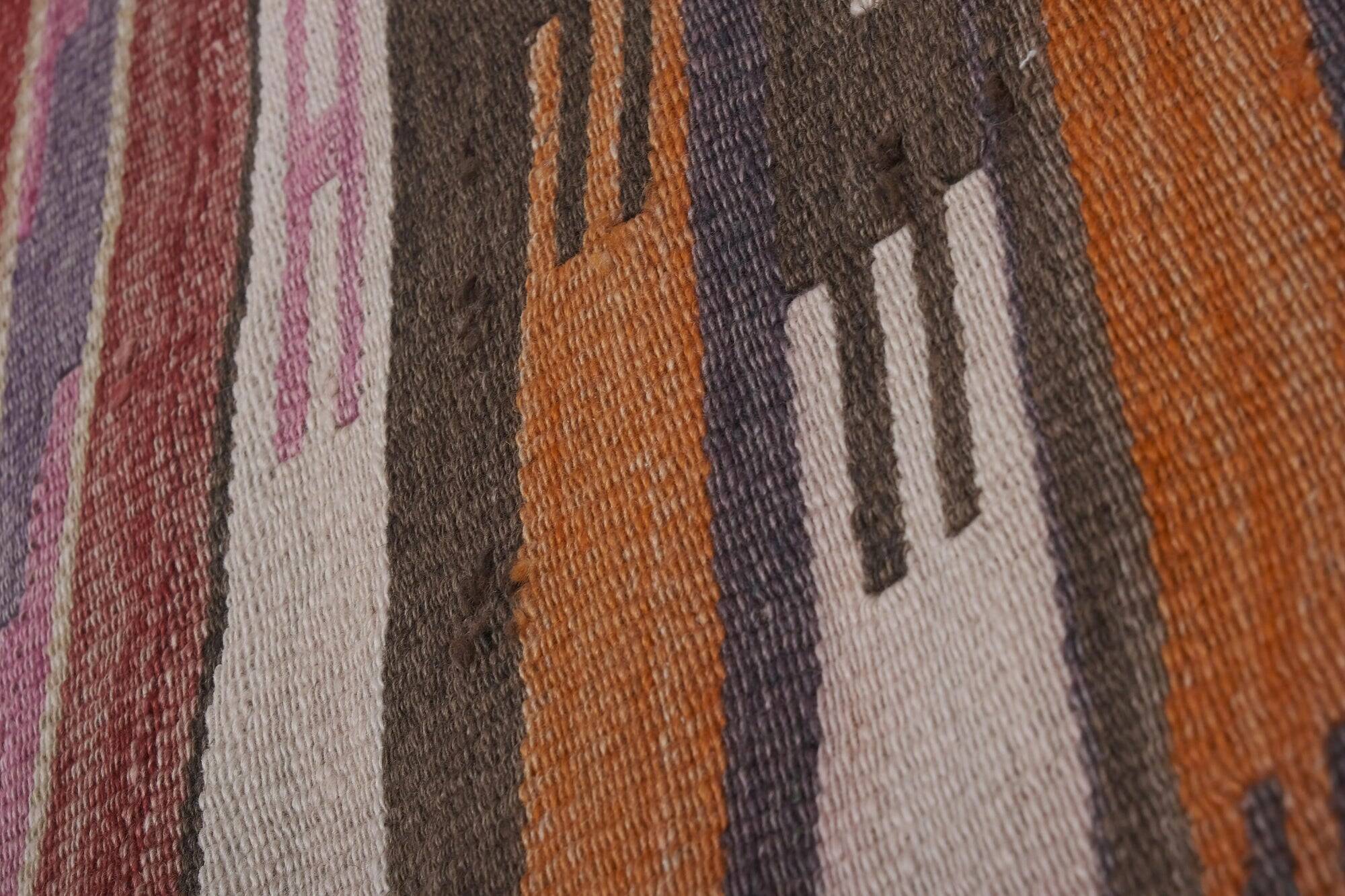 Vintage Turkish hallway rug 78x320 cm