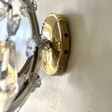 Pair of Marie Thérèse double wall lights in Bohemian crystal