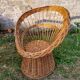Fauteuils en rotin années 60