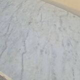 Antique cast iron and marble bistro restaurant table