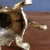 Large antique lamp base 50 cm Napoleon III style – gilded regulus