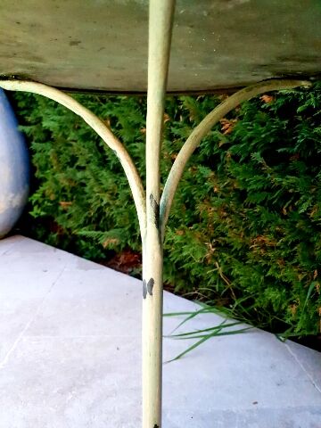 Pair of bistro gueridon late 19th century early 20th