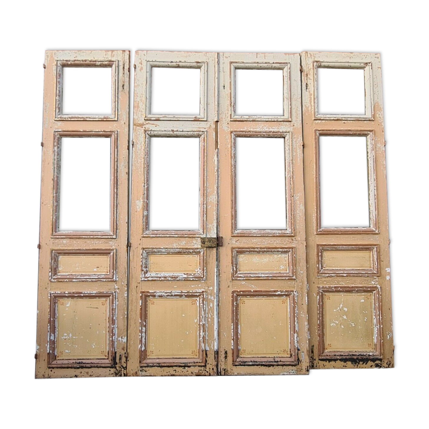Glazed separation doors in fir