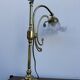 Swan neck brass lamp Art Nouveau