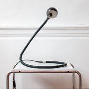 Black Hebi lamp by Isao Hosoe for Valenti, large version, 1970s.