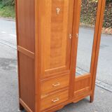 Parisian golden oak cabinet 1950