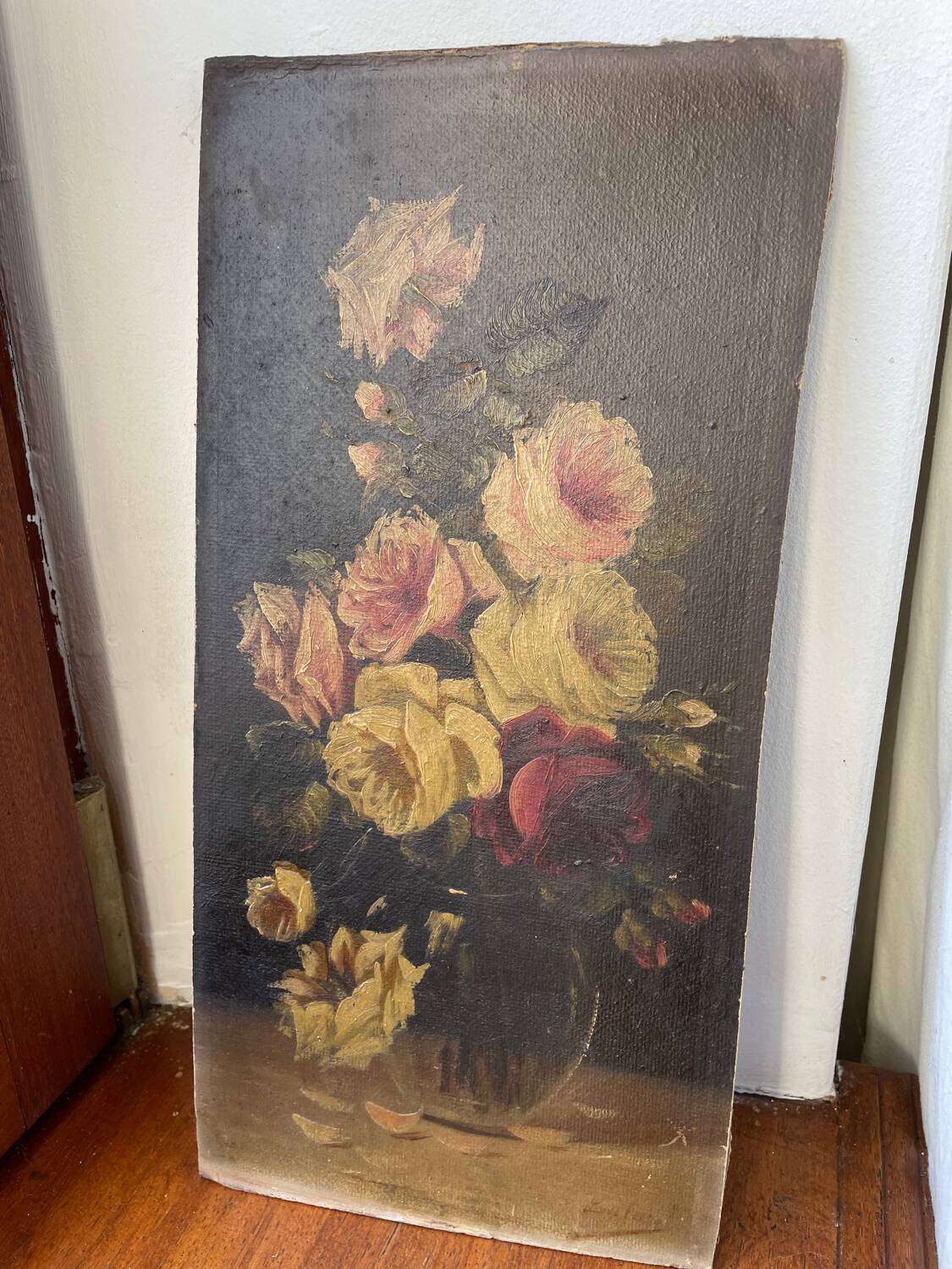 Two oil paintings on panels