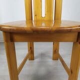 4 vintage pine chairs mountain shawl