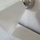 Art Deco wall lamp in opaline and porcelain