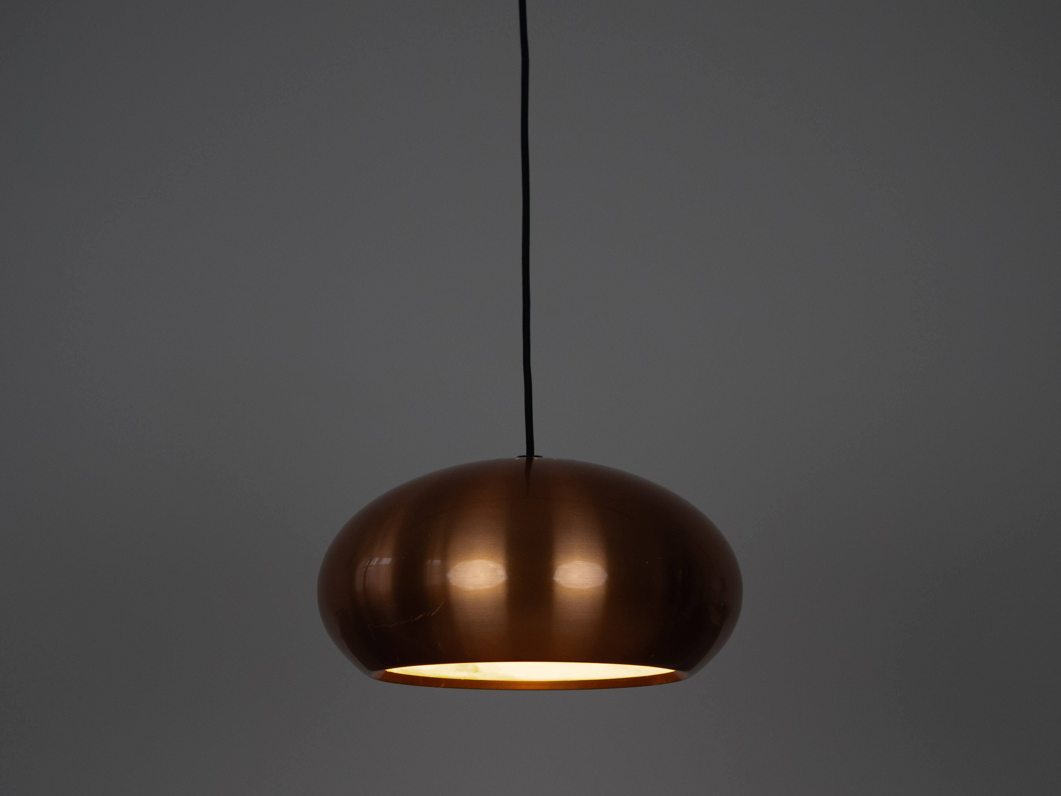 Danish vintage Medio pendant lamp by Jo Hammerborg, Fog og Morup, 1965