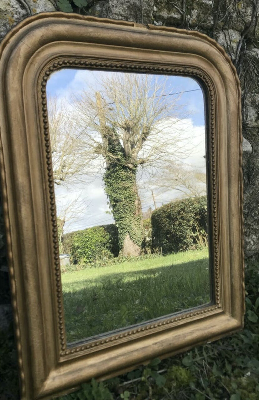 Golden old mirror 63x49