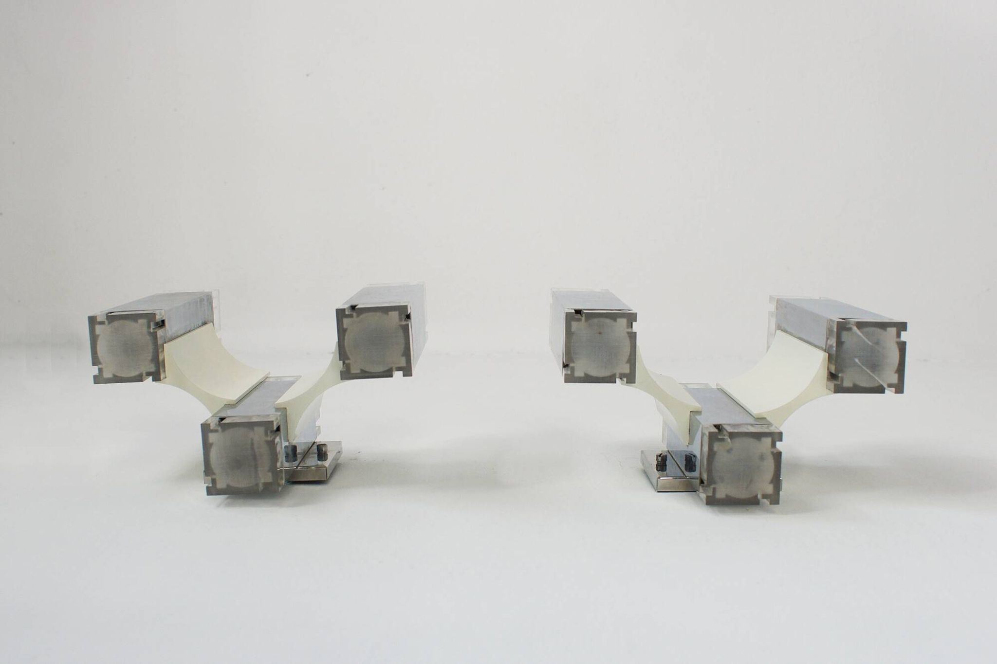 Cubic Wall Lamps by Gaetano Sciolari for Sciolari Illuminazione, Italy, 197
