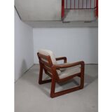 Pair of Danish armchairs from the 60s in solid teak