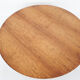 Table basse ronde en placage de bois de rose, années 1960