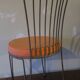 Mid century cast iron garden chair