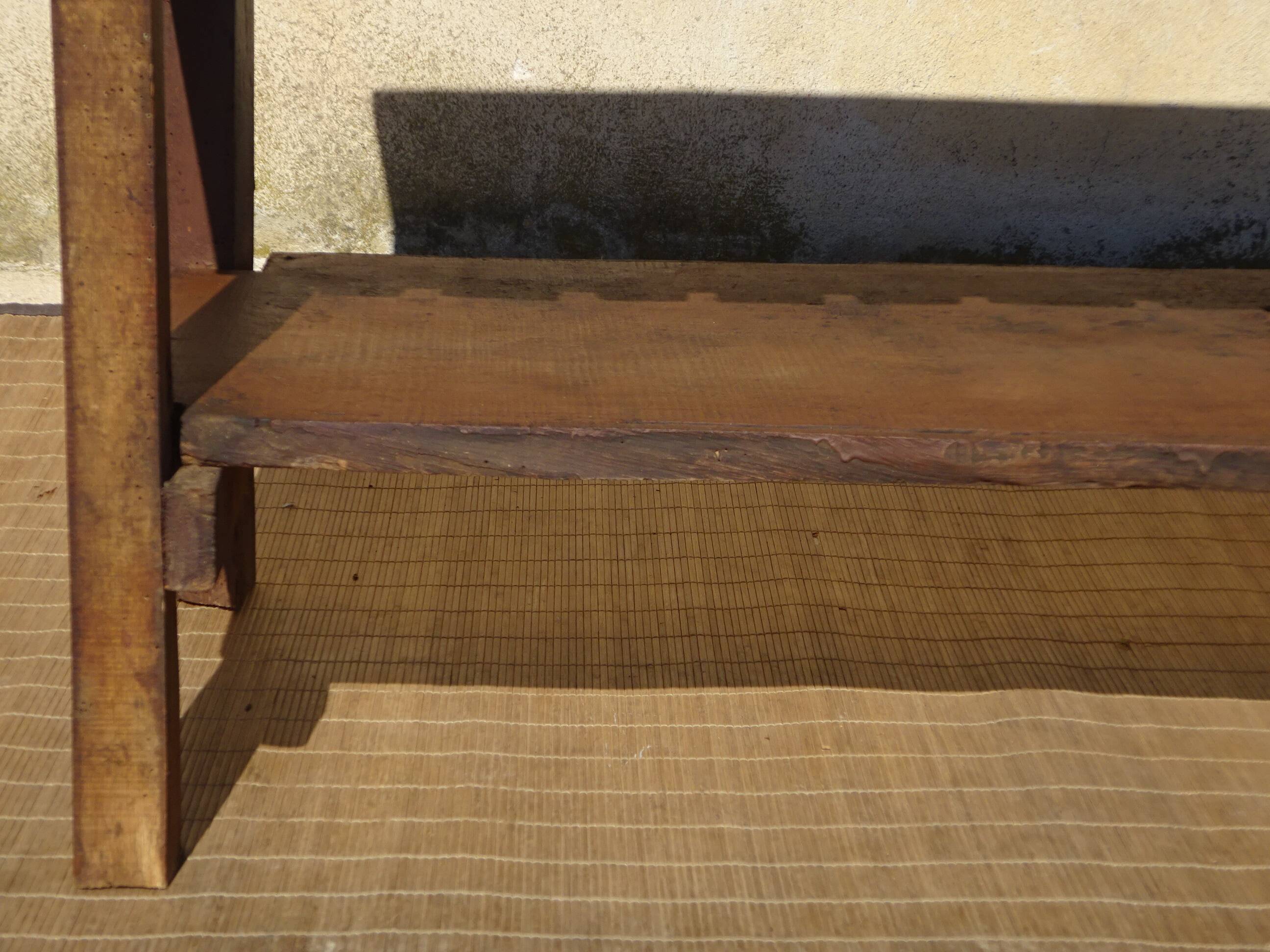 Antique oak furniture, dish drainer