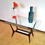 Coffee table mahogany Italy 1950 s