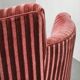 1950s Danish Modern Sculptural Velvet Lounge Armchair