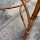 Vintage rattan dining table 70s