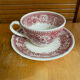Cup + saucer antique villeroy & boch burgenland model ceramic