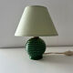 Emerald green ceramic ball lamp