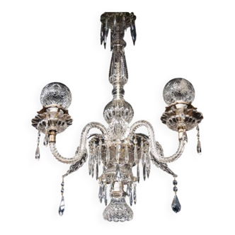 Murano crystal chandelier, Italy.