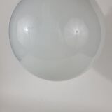 Art deco opaline glass globe pendant lamp