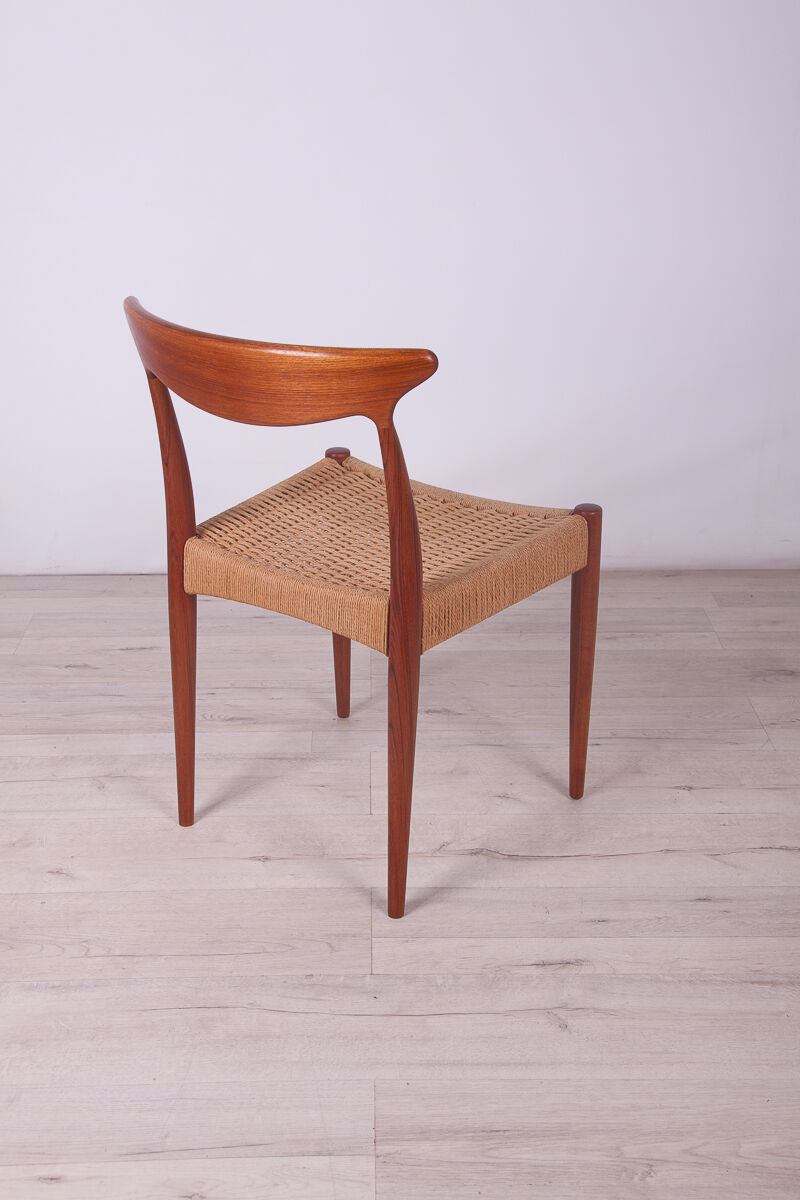Danish Dining Chairs by Arne Hovmand-Olsen for Mogens Kold, 1960s, Set of 4