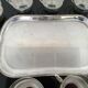 Silver coffee set and glass schott mainz 1970