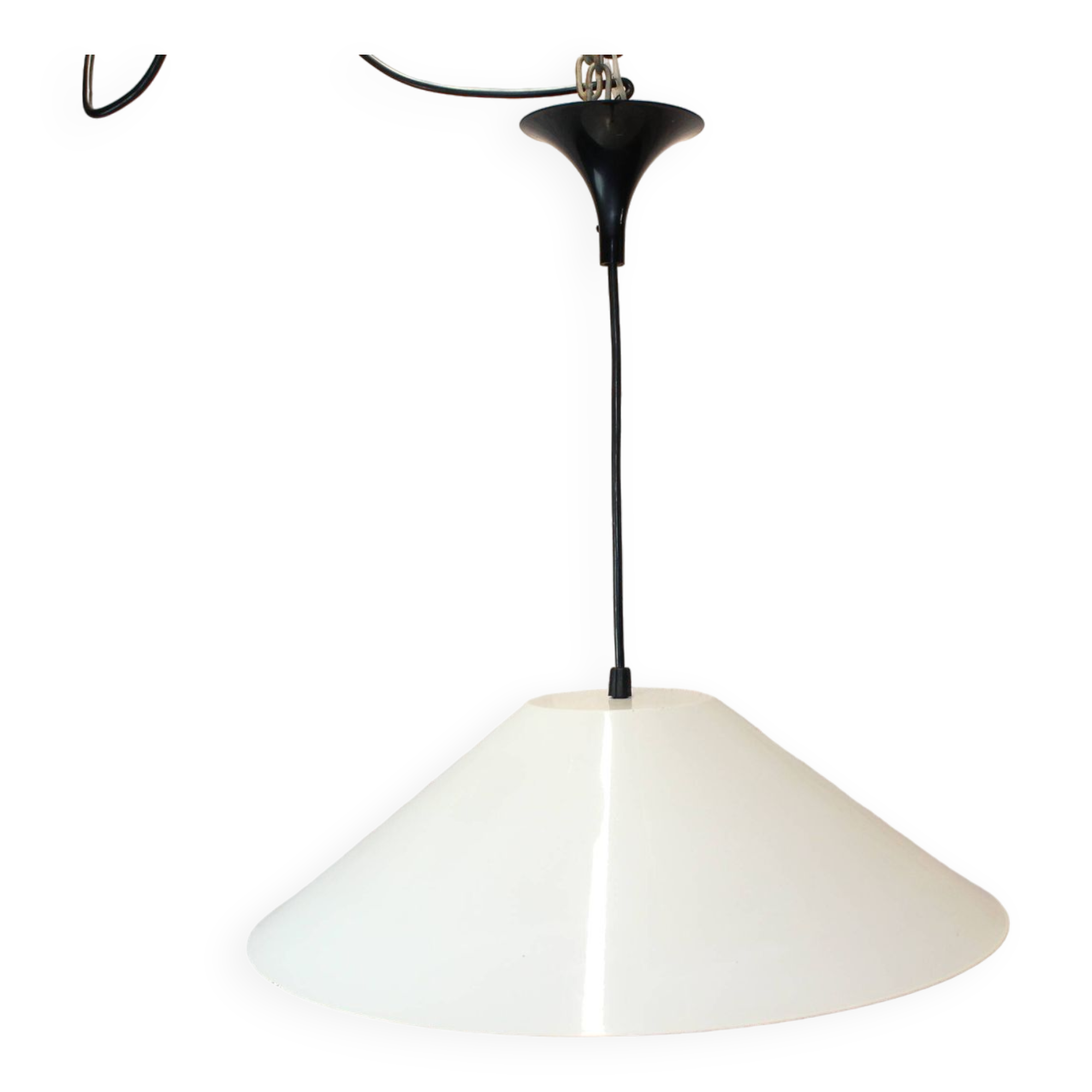 Vintage suspension lampshade lita france design 70