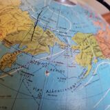 Globe terrestre lumineux 1970