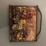Old barber triptych mirror