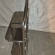 Vintage iron and smoked glass serving trolley