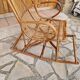 Vintage rattan rocking chair
