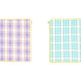Pair of reversible placemats