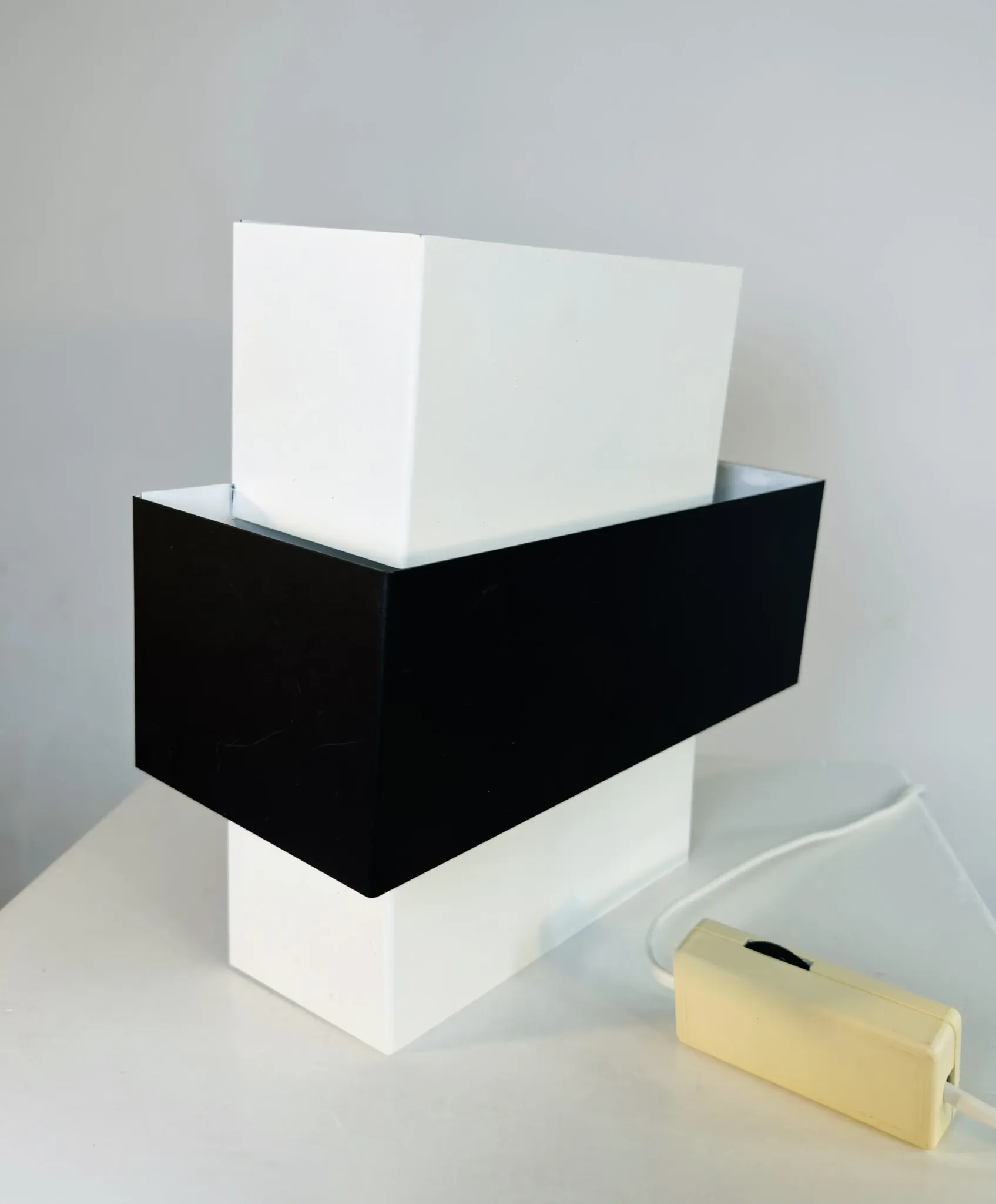 Geometric Wall Lamp By J.J.M. Hoogervorst For Anvia Nederland, The Netherlands, 1960S