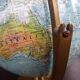 Globe terrestre en relief