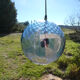 Vintage blue glass suspension