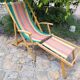 Vintage deck chair