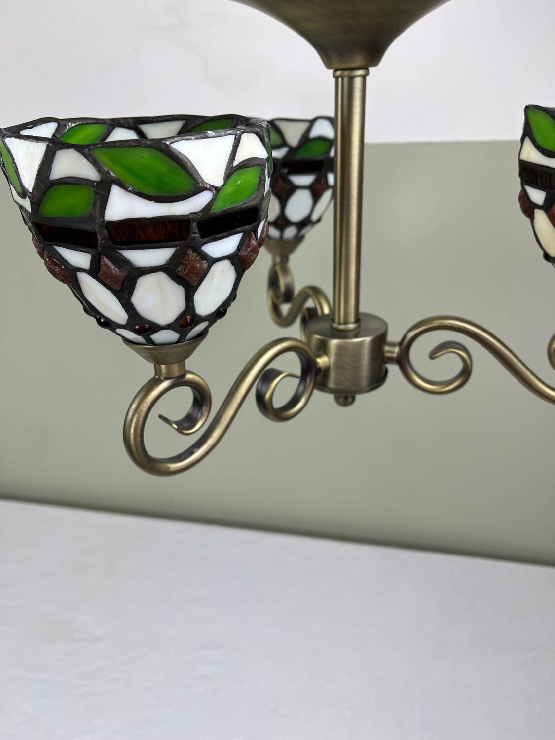 Lustre pâte de verre