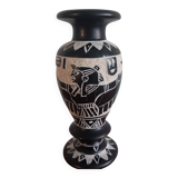 Neo-Egyptian Vase Style – Relief Portraits of Isis and Horus – H 18cm