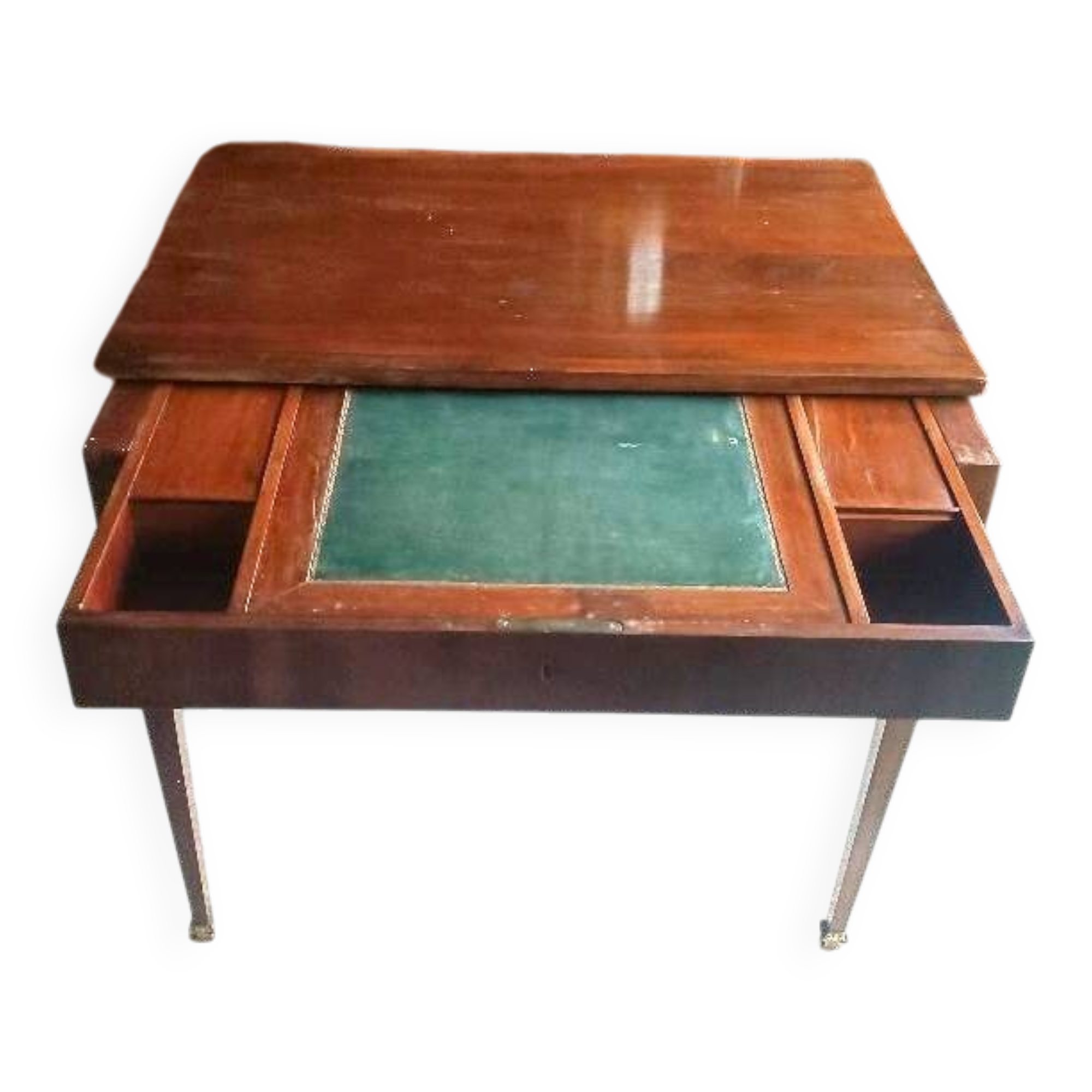 Antique writing table - sliding top - mahogany - Louis XVI