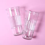 Set of 2 Vintage Large Italian Water Glasses / Italy / 1960s