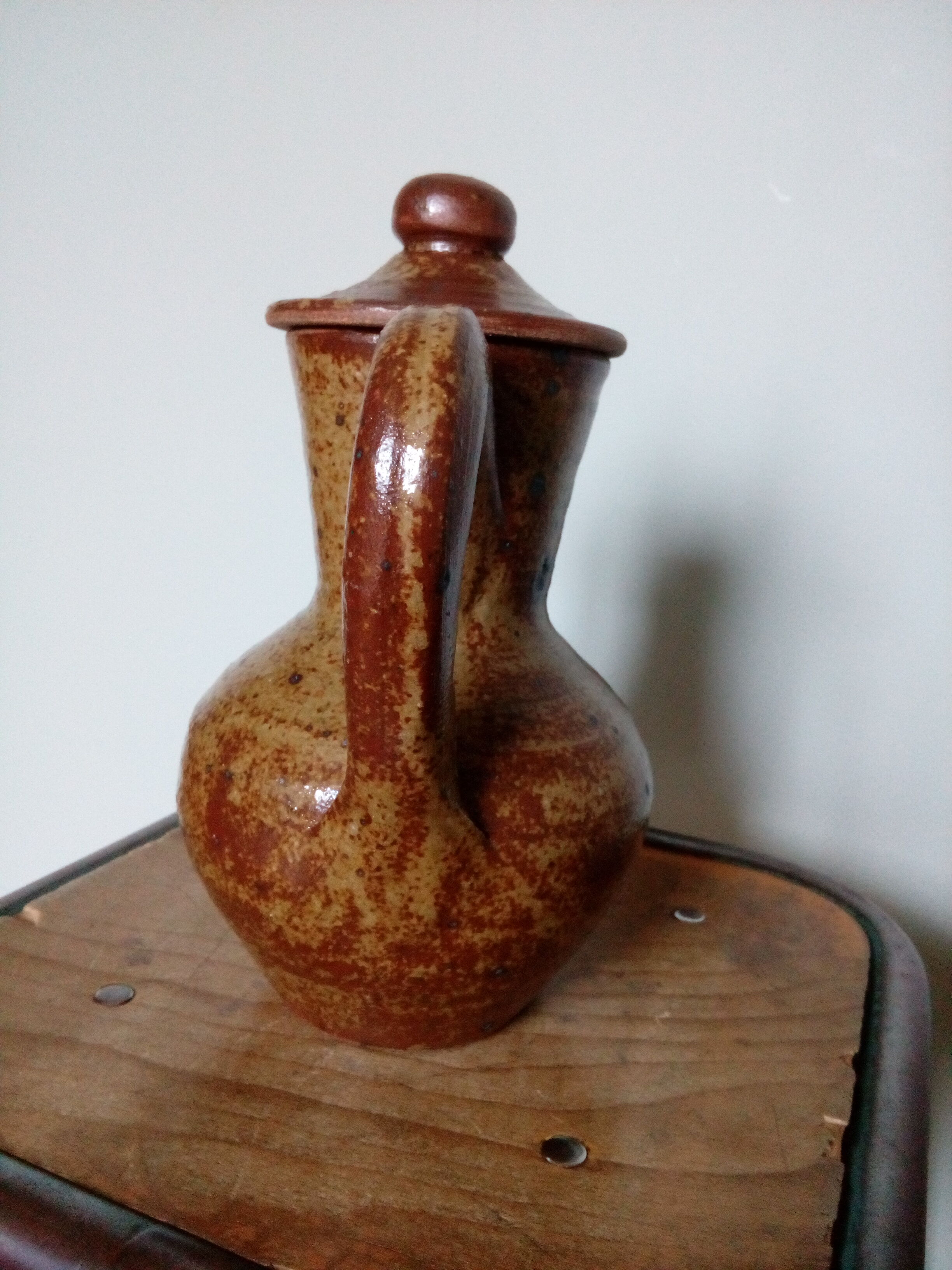 Teapot in pyrity sandstone