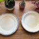 Antique earthenware serving dishes from Salins - Terre de fer